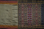 Grey and Black Khandua silk saree — view 4 of 5.