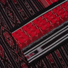 Red Sambalpuri Cotton saree — view 3 of 5
