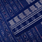 Grey Sambalpuri Cotton saree — view 3 of 5