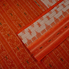 Cream Sambalpuri Cotton saree — view 3 of 5
