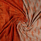 Cream Sambalpuri Cotton saree — view 4 of 5