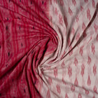 White Sambalpuri Cotton saree — view 4 of 5