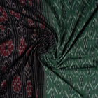 Green Sambalpuri Cotton saree — view 4 of 5