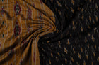 Black Sambalpuri Cotton saree — view 4 of 5