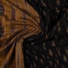 Black Sambalpuri Cotton saree — view 4 of 5