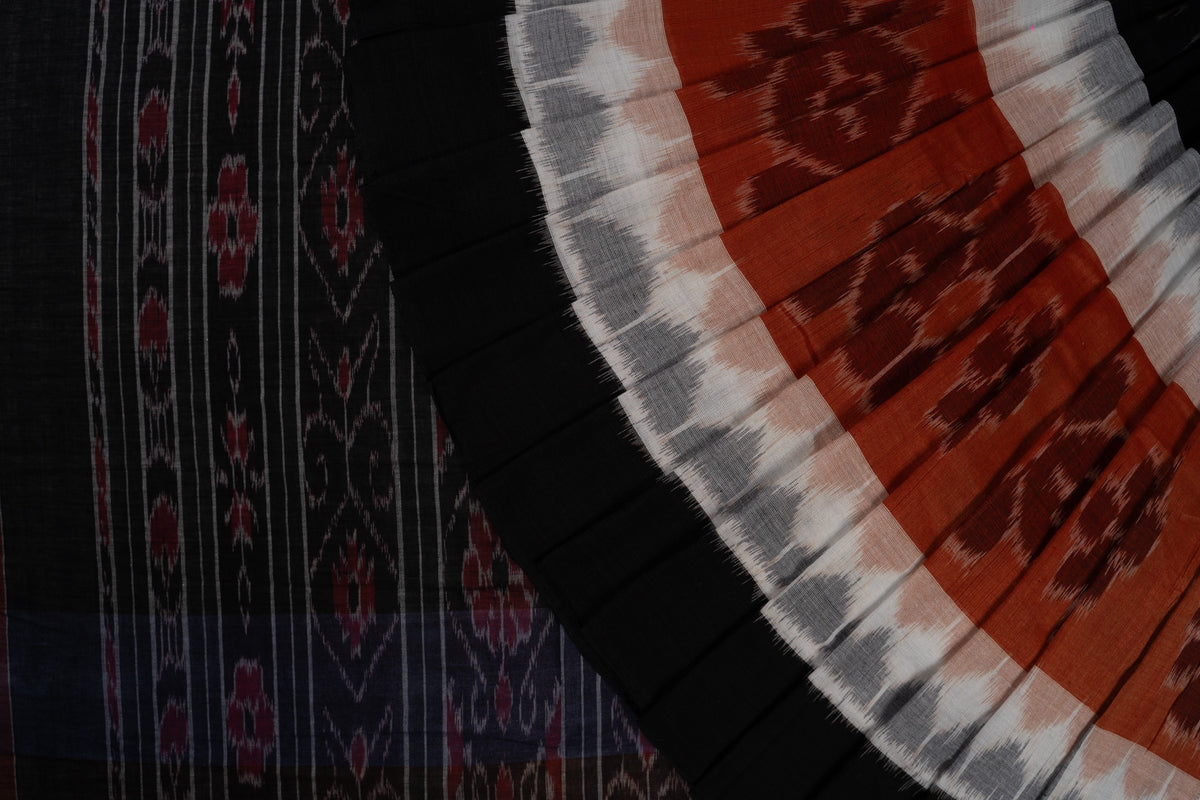 Multi-Color Sambalpuri Cotton saree — view 1 of 5
