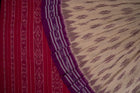 Cream Sambalpuri Cotton saree — view 1 of 5