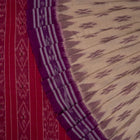 Cream Sambalpuri Cotton saree — view 1 of 5