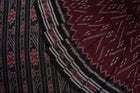 Maroon Sambalpuri Cotton saree — view 1 of 5
