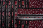 Maroon Sambalpuri Cotton saree — view 2 of 5