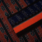 Blue Sambalpuri Cotton saree — view 3 of 5