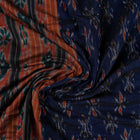 Blue Sambalpuri Cotton saree — view 4 of 5