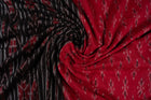 Red Sambalpuri Cotton saree — view 4 of 5
