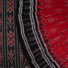 Red Sambalpuri Cotton saree — view 1 of 5