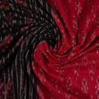 Red Sambalpuri Cotton saree — view 4 of 5