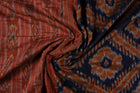 Blue Sambalpuri Cotton saree — view 4 of 5