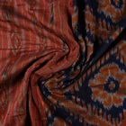 Blue Sambalpuri Cotton saree — view 4 of 5