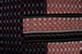 Multi-Color Sambalpuri Cotton Saree with Black Border P79-03-06227