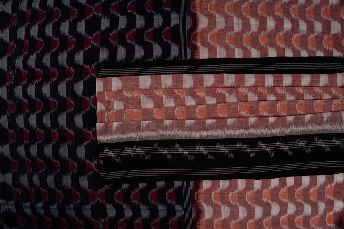 Multi-Color Sambalpuri Cotton saree — view 1 of 5