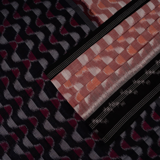 Multi-Color Sambalpuri Cotton saree — view 2 of 5