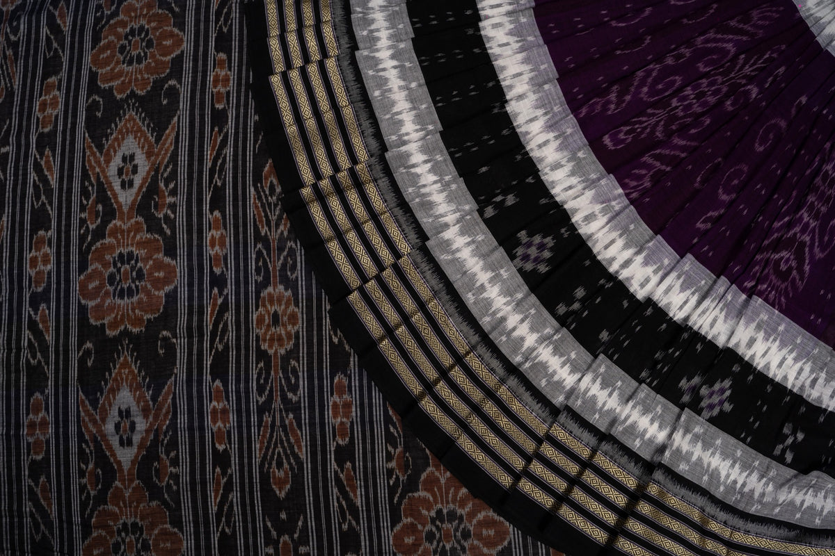 Multi-Color Sambalpuri Cotton saree — view 1 of 5
