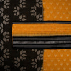 Yellow Sambalpuri Cotton saree — view 2 of 5