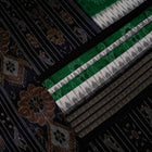 Green Sambalpuri Cotton saree — view 3 of 5