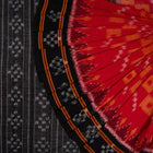 Red Sambalpuri Cotton saree — view 1 of 5