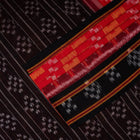Red Sambalpuri Cotton saree — view 3 of 5