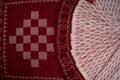 White Sambalpuri Cotton Saree with Maroon Border P79-10-06234