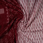 White Sambalpuri Cotton saree — view 4 of 5