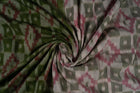 White Sambalpuri Cotton saree — view 4 of 5