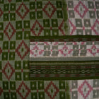 White Sambalpuri Cotton saree — view 2 of 5
