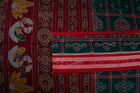 Green Sambalpuri Cotton saree — view 2 of 5