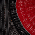 Red Sambalpuri Cotton saree — view 1 of 5