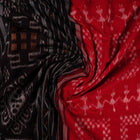 Red Sambalpuri Cotton saree — view 4 of 5