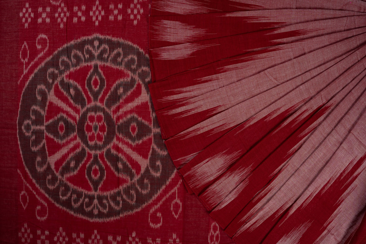 Multi-Color Sambalpuri Cotton saree — view 1 of 5