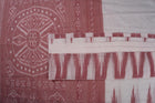 White Sambalpuri Cotton saree — view 2 of 5