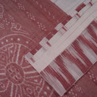 White Sambalpuri Cotton saree — view 3 of 5