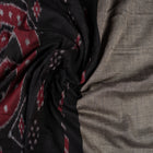 Grey Sambalpuri Cotton saree — view 4 of 5