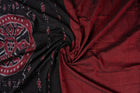 Maroon Sambalpuri Cotton saree — view 4 of 5