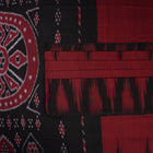 Maroon Sambalpuri Cotton saree — view 2 of 5