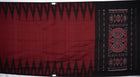 Maroon Sambalpuri Cotton saree — view 5 of 5