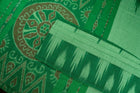 Green Sambalpuri Cotton saree — view 3 of 5