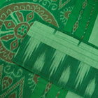Green Sambalpuri Cotton saree — view 3 of 5