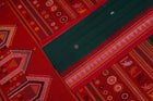 Green Dolabedi Cotton saree — view 3 of 5