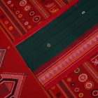 Green Dolabedi Cotton saree — view 3 of 5