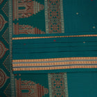 Green Bomkai Cotton saree — view 2 of 5