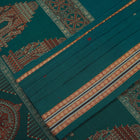 Green Bomkai Cotton saree — view 3 of 5
