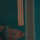 Green Bomkai Cotton saree — view 4 of 5